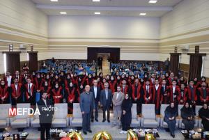 آیین دانش آموختگی دانشجویان ورودی 1400 دانشکده پیراپزشکی